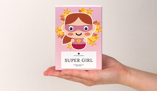 ozdobne pudeleczko pralin dla super dziewczyny