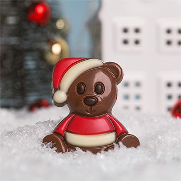 Czekoladowy miś na święta