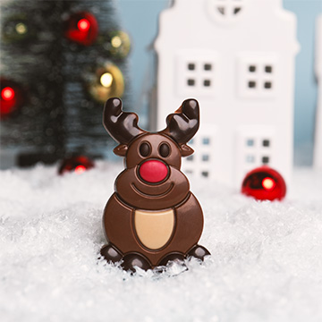 detale w czekoladowym reniferze