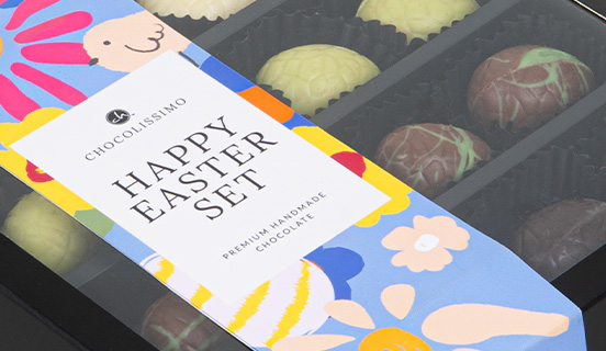 wielkanocne słodycze z czekolady