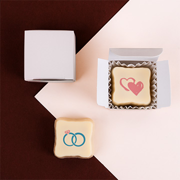 pralinka z jadalnym nadrukiem