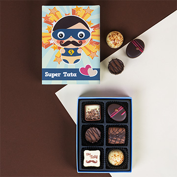 Pralinki dla super taty z dowolną grafiką na pralince