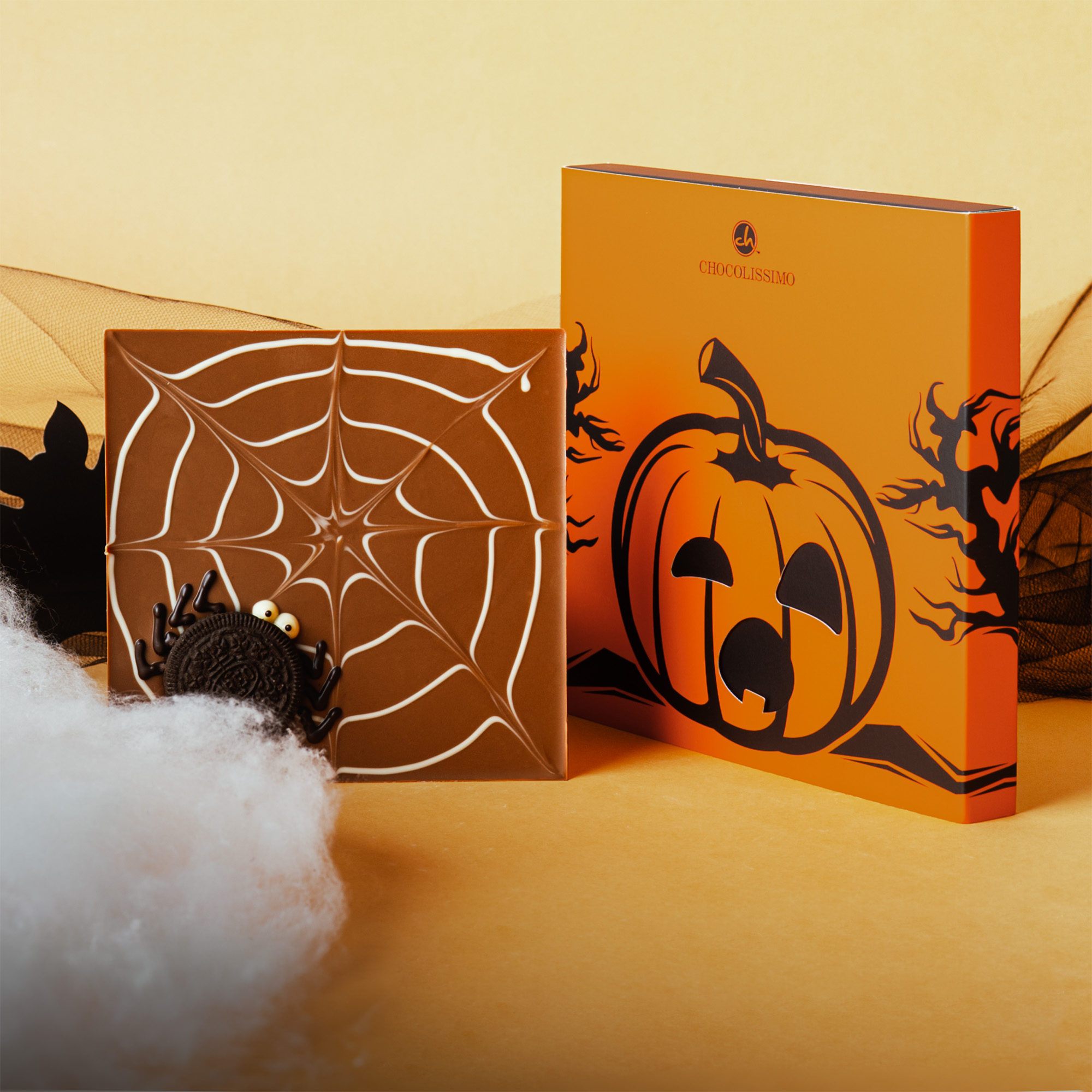Halloweenowa belgijska czekolada w ozdobnym opakowaniu