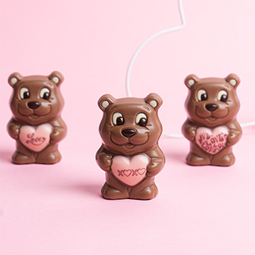 miłosne misie z belgijskiej czekolady