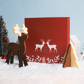 świąteczne czekoladowe figurki do złożenia