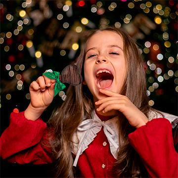 lizak serce z czekolady dla fundacji mam marzenie