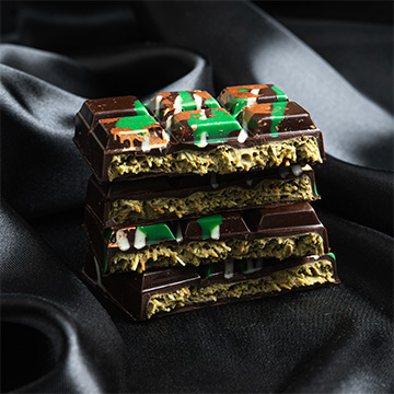Różnorodne czekolady dubajskie