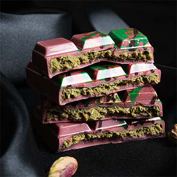 Różnorodne czekolady dubajskie