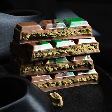 Różnorodne czekolady dubajskie