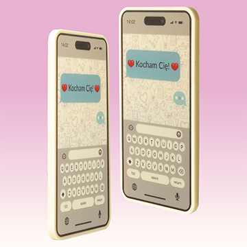 smartphone z belgijskiej czekolady na walentynki