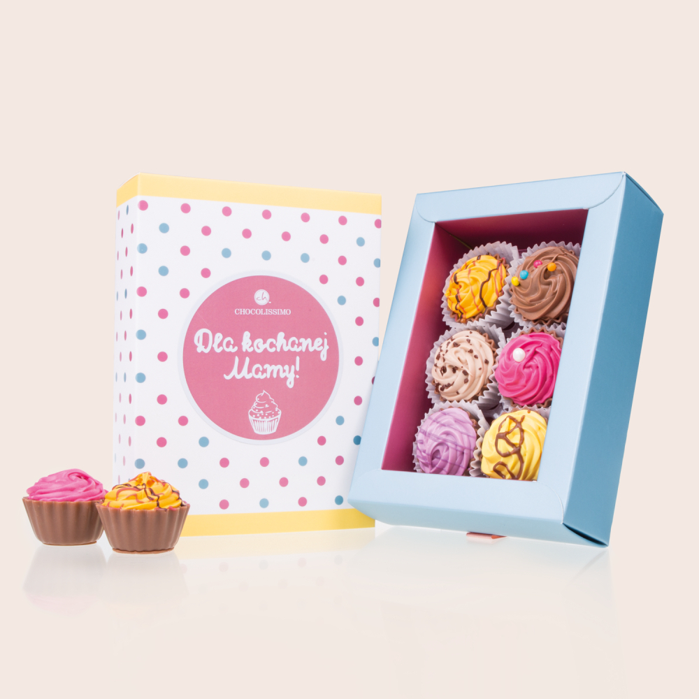 Czekoladowe cupcakes dla Mamy