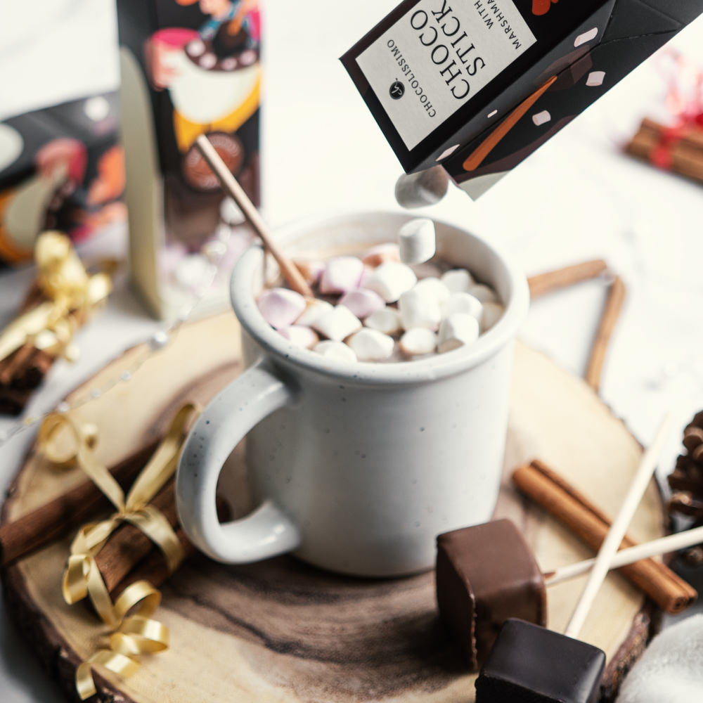 Deserowy ChocoStick z piankami marshmallow do rozpuszczania w mleku