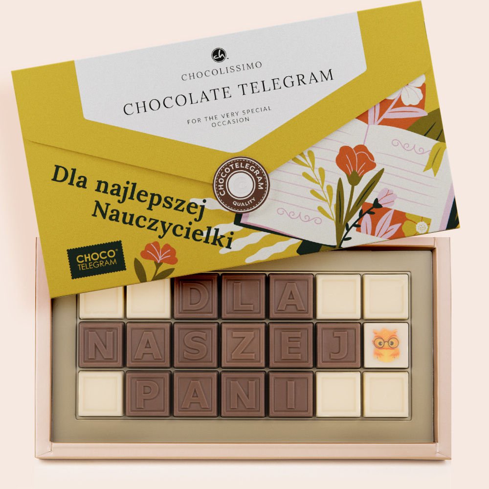 Dla Naszej Pani - czekoladowy telegram