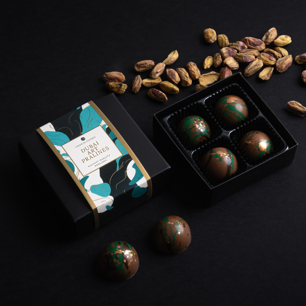 Pralinki dubajskie pistacjowe XS - zestaw 4