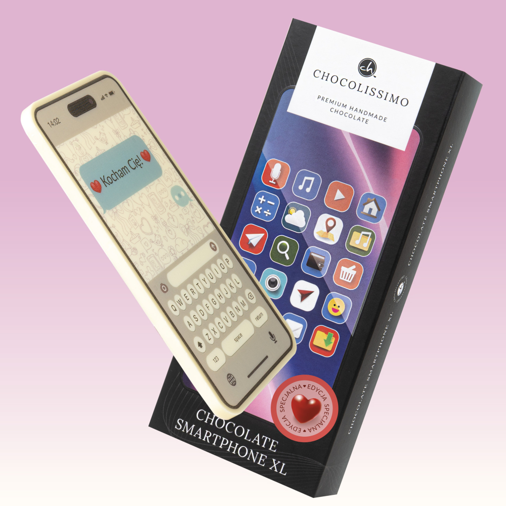 Czekoladowy Smartphone Kocham Cię