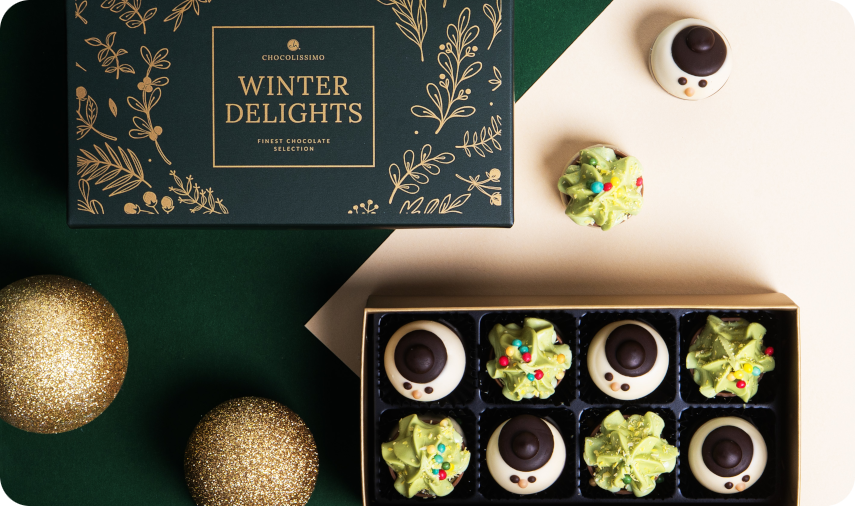 czekoladki pod choinkę idealny prezent