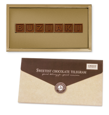 Czekoladowe upominki pyszny czekoladowy telegram z bliskich