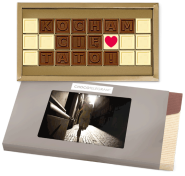 personalizowany czekoladowy telegram dla taty
