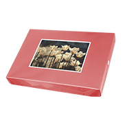 Postcard czerwony 2x7 + pralinki