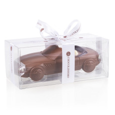 Pomysł na prezent - samochód z czekolady BMW, słodki upominek, czekolada mleczna, chocolissimo