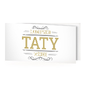 Bilecik ozdobny dla Taty