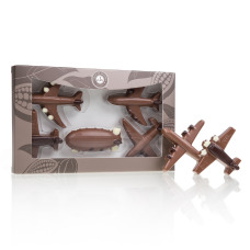 modele samolotów z czekolady