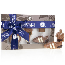 Piłkarskie czekoladki dla Taty, czekoladowe figurki chocolissimo, czekoladki dla sportowca