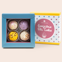 Słodkie pralinki w stylu babeczek Cupcakes