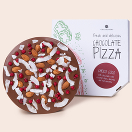 Pizza z czekolady na prezent 