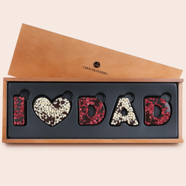 Deserowy napis I Love Dad
