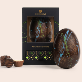 jajo z czekolady deserowej galaxy