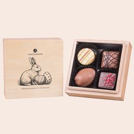 Premiere Mini Quadro ręcznie robione czekoladowe pralinki prezent na Wielkanoc