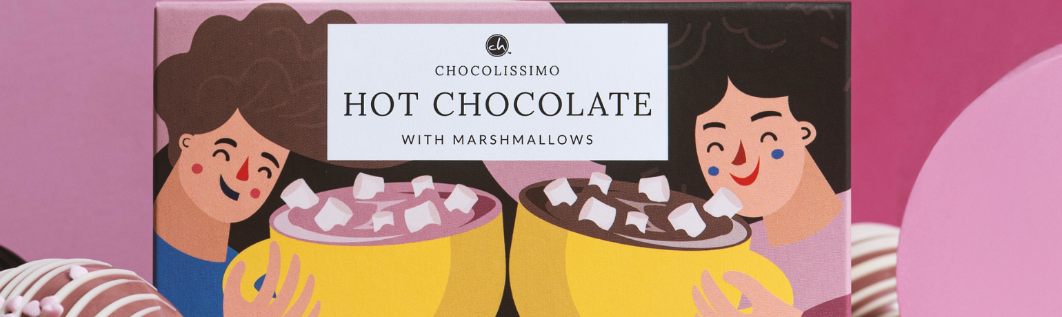 czekoladowa kula z piankami