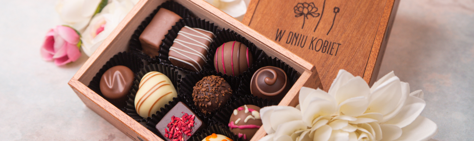 Czekoladowe prezenty na Dzień Kobiet