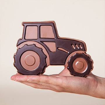 Traktor z czekolady 1