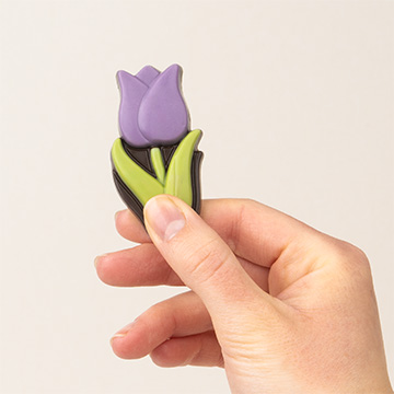 tulipanek z belgijskiej czekolady